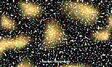 Colorful Mosaic Dot Abstract Pattern Background Stock Illustration