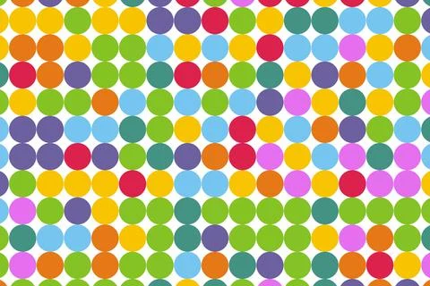 Colorful mosaic pattern background with circles vector illustration イラスト素材