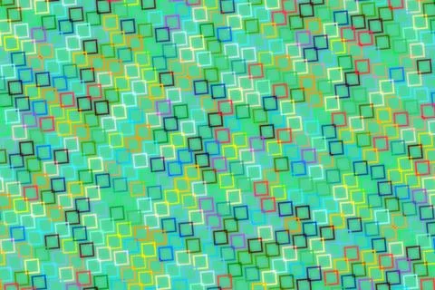 Colorful mosaic pattern made of small squares and rectangles Stock Photos