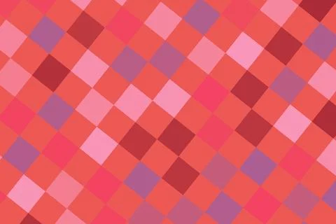 Colorful mosaic pattern with pink red purple shades Illustrazione stock