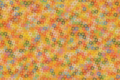 Colorful mosaic pattern with small square tiles Stock Illustration