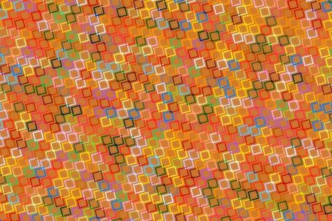 Colorful mosaic pattern with small square tiles in bright shades Stock Photos