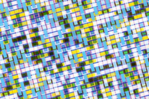 Colorful mosaic pattern with small square tiles on surface Stock Photos