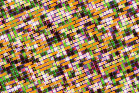 Colorful mosaic pattern with small square tiles in vibrant shades Stock Photos