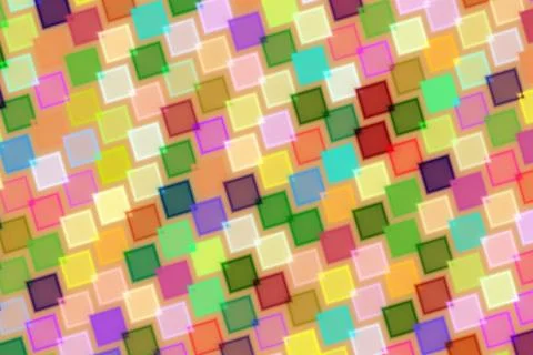Colorful mosaic pattern of small squares in bright shades Иллюстрация