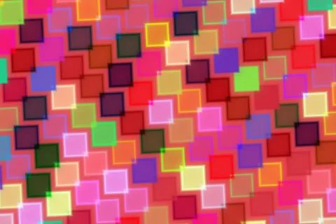 Colorful mosaic pattern of small squares in vibrant shades 스톡 일러스트