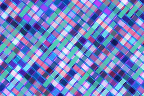 Colorful mosaic pattern with small squares in vibrant shades Stock Illustration