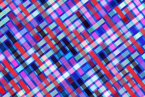 Colorful mosaic pattern with vibrant rectangles and squares Stock Illustration