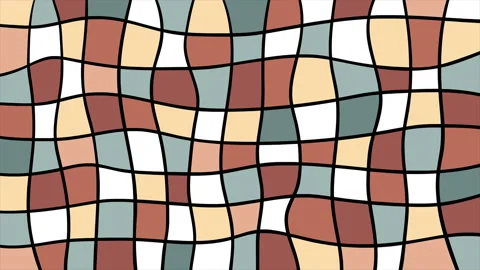 Colorful mosaic on a seamless loop Stock Footage 335479729