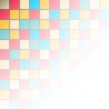 Colorful mosaic square block pattern for abstract background concept Illustrazione stock