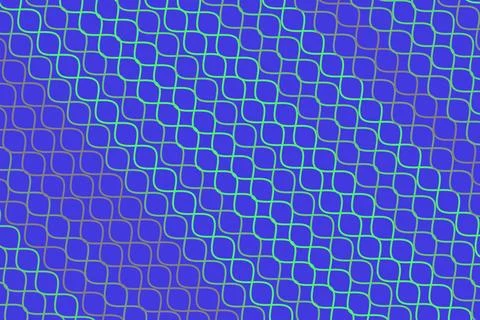 Colorful mosaic tile pattern with blue and green shades Stock Illustration