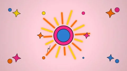 Colorful Motion Abstract Animation with Dynamic Shapes and Bright Colors fo.. Vídeo Stock 338313672