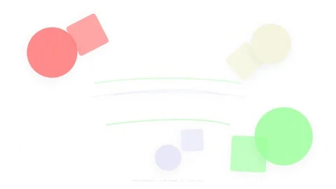 Colorful Motion Abstract Background with Dynamic Shapes for Creative Design. Video stock 342531074