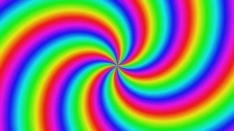 Colorful motion background with swirling rainbow patterns moving in a spira.. Stock Footage 324853590