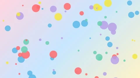 Colorful Motion of Confetti Bubbles in Celebration Scene for Festive Motion.. Vídeo Stock 338313754