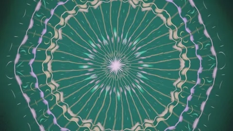 Colorful motion design with radial patterns and dynamic shapes Stock Footage 337387948