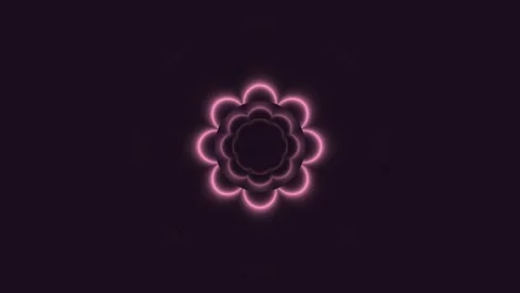 Colorful motion design seamless loop for VJ visuals Stock Footage 340757559