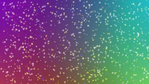 Colorful Motion of Glittering Particles in Dynamic Rainbow Spectrum for Vis.. 库存影片 342763753