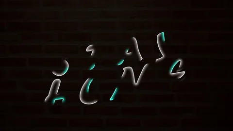 Colorful of Motion graphic liquid text as "STAY HOME" On brick background 스톡 동영상 130616033