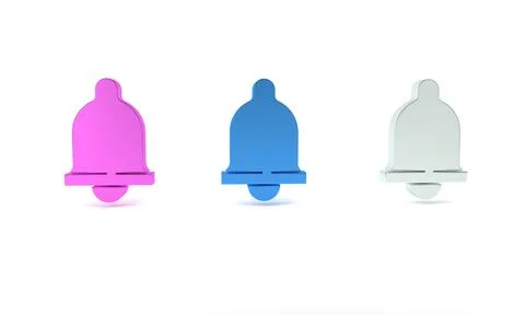 Colorful Motion sensor icon isolated on white background. Minimalism concep.. Stock Illustration