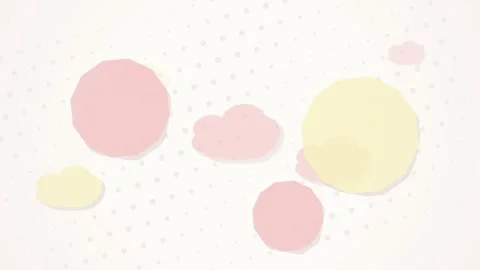 Colorful Motion of Soft Pink and Yellow Bubbles in Dynamic Abstract Backgroun 스톡 동영상 338314098