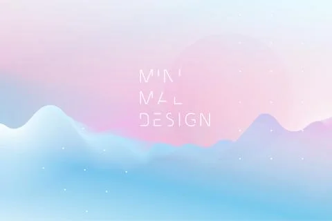 Colorful motion wave abstract vector background. Design template Stock Illustration