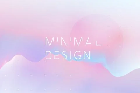 Colorful motion wave abstract vector background. Design template Stock Illustration