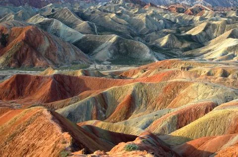 Colorful mountains Stock Photos