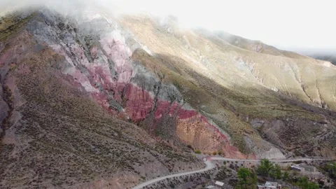 Colorful mountainside Video stock 245483737