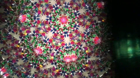 Colorful moving caleidoscope background Stock Footage 120021301