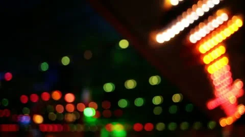 Colorful moving lights pt2 Stock Footage 10890358