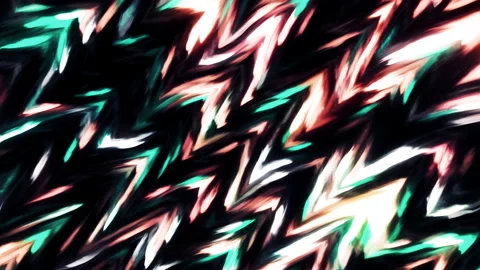 Colorful moving pattern with zigzags. Motion. Moving triangular zigzags with Stock Footage 223241724