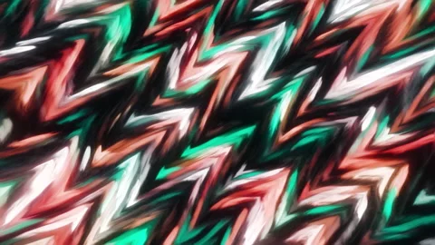Colorful moving pattern with zigzags. Motion. Moving triangular zigzags with Stock Footage 223242537