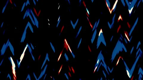 Colorful moving pattern with zigzags. Motion. Moving triangular zigzags with Stock Footage 223405034