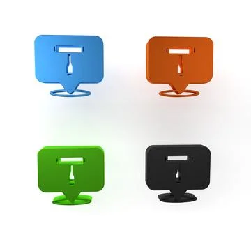 Colorful Multi-Function All-In-One portable skate tool T-tool for skateboar.. Stock Illustration