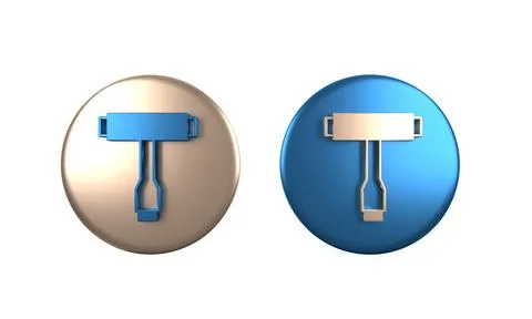 Colorful Multi-Function All-In-One portable skate tool T-tool for skateboar.. Stock Illustration