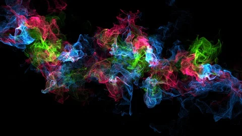 Colorful Nebula Background Animation Stock Footage
