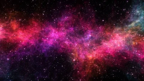 Colorful Nebula Background Video stock 179771217