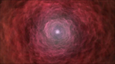Colorful Nebula Cloud Rotating Vortex Animation - Loop Rainbow Stock Footage 85129171