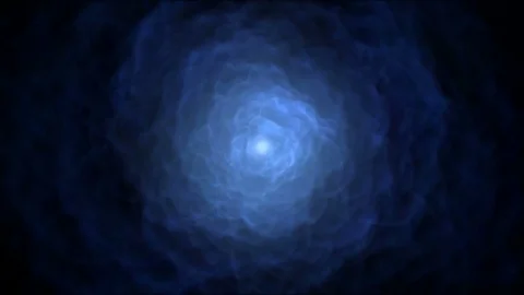 Colorful Nebula Cloud Rotating Vortex Animation - Loop Blue Stock Footage 85130230