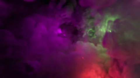 Colorful Nebula Clouds Stock Footage 229302478