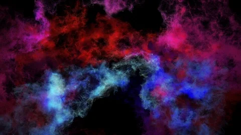 Colorful Nebula Flyby Background Stock Footage 117331904