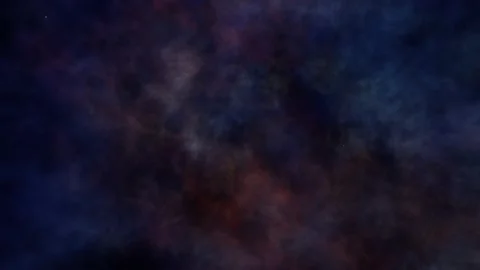Colorful Nebula Zoom Out, Space Flight, 4K Stock Footage 236372173