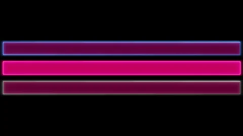 Colorful neon bars. flashing LOOP 4K_ horizontal fixed Stock Footage 105301489