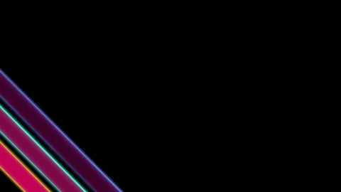 Colorful neon bars. flashing LOOP 4K_ cross from bottom up Video stock 105301759
