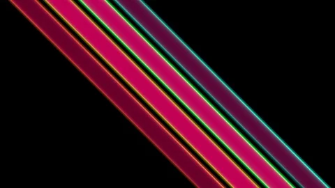 Colorful neon bars. flashing LOOP 4K_ cross from inside to outside Video stock 105301855