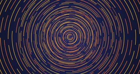 Colorful neon circle dashed lines, vector illustration Illustrazione stock