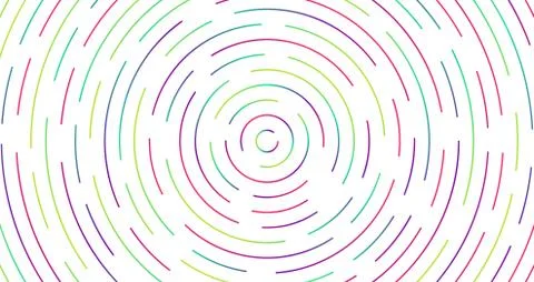 Colorful neon dashed lines, vector illustration Stockillustratie