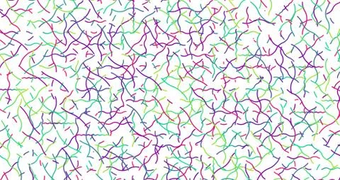 Colorful neon dashed lines, vector illustration イラスト素材