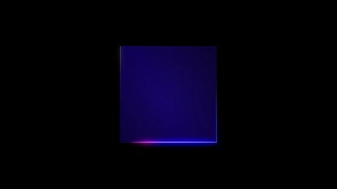 Colorful Neon Edge Frame with Gradient Glow on Dark Background Stock Footage 311108114